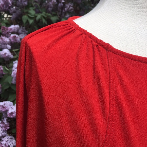 NWOT Banana Republic Red Blouse Perfect for Valentines Day ❤️ Size-S - Picture 5 of 6